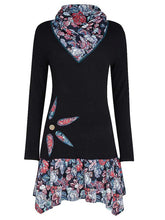 Load image into Gallery viewer, Elegant Printing Stitching Tunic Dress