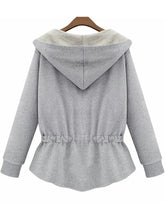 Load image into Gallery viewer, Hooded Long Sleeve Drawstring Loose Sweatshirt