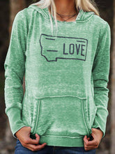 Load image into Gallery viewer, Long Sleeve Hooded Pullover Tops