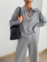 Load image into Gallery viewer, Casual Lapel Pocket Knit Suit