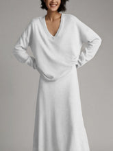 Load image into Gallery viewer, Simple And Loose V-Neck Women'S Suit Skirt
