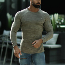 Load image into Gallery viewer, Men'S Casual Street Style Slim Long Sleeve T-Shirt