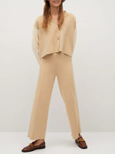 Load image into Gallery viewer, Fashion Knitted Cardigan Casual Suit