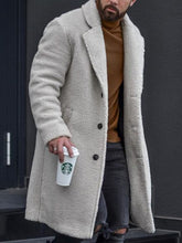 Load image into Gallery viewer, Men'S Fashion Casual Simple Plush Lapel Jacket
