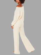 Load image into Gallery viewer, Autumn and Winter Casual Solid Color Knitted Suit