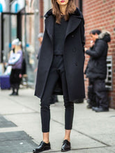 Load image into Gallery viewer, Fashion Lapel Woolen Casual Ladies Coat