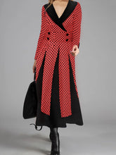 Load image into Gallery viewer, Elegant V-neck Polka Dot Loose Hem Casual Dress