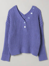 Load image into Gallery viewer, Fashion V-neck Solid Color Loose Casual Top