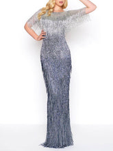 Load image into Gallery viewer, Fashion Tassel Elegant Evening Maxi Dress