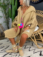 Load image into Gallery viewer, Loose Casual Lapel Knitted Sweater Warm Coat