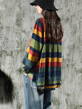 Load image into Gallery viewer, Vintage Striped Long Sleeve Casual Shirt