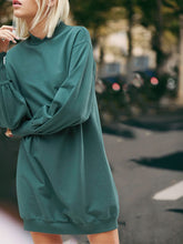 Load image into Gallery viewer, Pure Color Casual Long Sleeve Sweater Dress