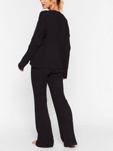 Load image into Gallery viewer, Ribbed Pullover Loose Casual Knit Suit