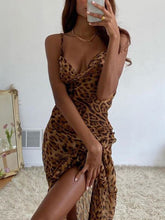 Load image into Gallery viewer, Fashion Sexy Leopard Print Dress