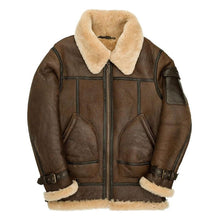 Load image into Gallery viewer, Men's Fashion Lapel Plus Velvet Warm Jacket