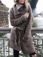 Load image into Gallery viewer, Casual Loose Long Coat Knitted Cardigan