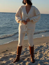Load image into Gallery viewer, Fashionable V-Neck Loose Ins Women'S Knitted Suit