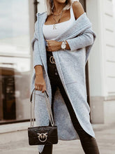 Load image into Gallery viewer, Pocket Hooded Casual Cardigan