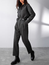 Load image into Gallery viewer, Fashion Wide-Leg Pants Blazer Suit