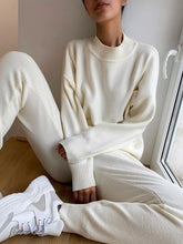 Load image into Gallery viewer, Casual Loose Long Sleeve Knitted Women's Suit