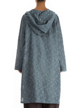 Load image into Gallery viewer, Print Casual Loose Hooded Button Jacket