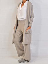 Load image into Gallery viewer, Fashion Loose Cardigan Casual Two-piece Suit