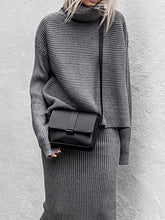 Load image into Gallery viewer, Trendy Short Over Size Pull Over Sweater