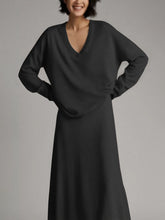 Load image into Gallery viewer, Simple And Loose V-Neck Women'S Suit Skirt