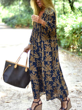 Load image into Gallery viewer, Retro Printed Ethnic Holiday Women'S Dress