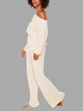 Load image into Gallery viewer, Autumn and Winter Casual Solid Color Knitted Suit