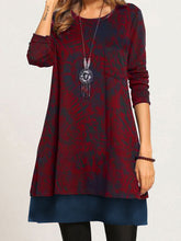 Load image into Gallery viewer, Floral Print Casual Midi Dresses