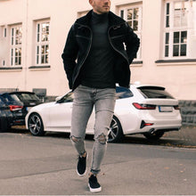 Load image into Gallery viewer, Pure Color Casual Plush Zipper Warm Jacket