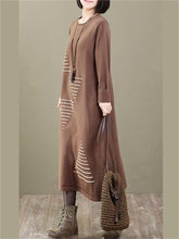 Load image into Gallery viewer, Casual Women'S Color Matching Sweater Dress