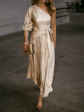 Load image into Gallery viewer, One-shoulder Elegant Party Evening Dress