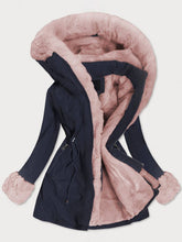 Load image into Gallery viewer, Autumn Winter Plus Velvet Warm Hooded Coat