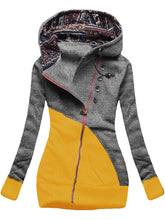 Load image into Gallery viewer, Autumn and winter ladies casual color matching jacket