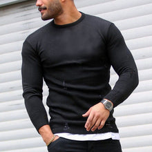 Load image into Gallery viewer, Men'S Casual Tattered Knitted Alphabet Sweater