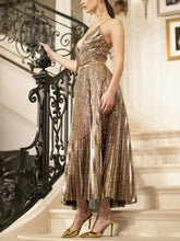 Load image into Gallery viewer, Fashion Strapless Sleeveless Elegant Evening Dress