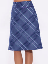 Load image into Gallery viewer, Casual Commuter Check Women'S A-Line Skirt