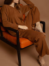 Load image into Gallery viewer, Casual Loose V-neck Long-sleeved Autumn and Winter Suit