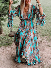 Load image into Gallery viewer, Retro Ethnic Style Totem Print Women'S Holiday Dress