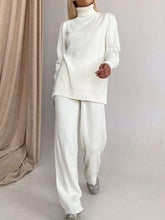 Load image into Gallery viewer, Women'S Solid Color Fashion Two-Piece Turtleneck Sweater