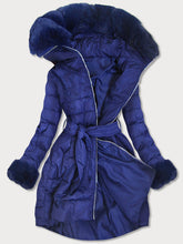 Load image into Gallery viewer, Fashion Casual Loose Long Sleeve Warm Hooded Jacket