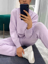 Load image into Gallery viewer, Casual Loose Long Sleeve Knitted Women's Suit