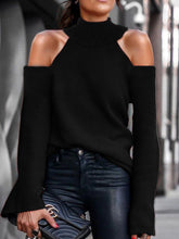 Load image into Gallery viewer, Fashion Simple High Neck Long Sleeve Sweater
