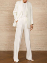 Load image into Gallery viewer, Women's Fashion Lapel Suit Solid Color Two-piece Suit