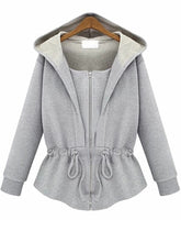 Load image into Gallery viewer, Hooded Long Sleeve Drawstring Loose Sweatshirt