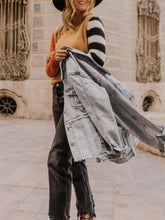 Load image into Gallery viewer, Autumn And Winter Casual Women'S Color-Blocking Sweater Coat