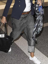 Load image into Gallery viewer, Comfortable Harem Pants Button Denim Casual Jeans