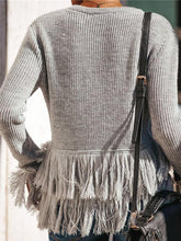 Load image into Gallery viewer, Autumn And Winter Ladies Tassel Knitted Sweater